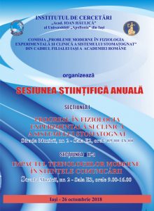 Sesiunea Stiintifica Anuala 2018