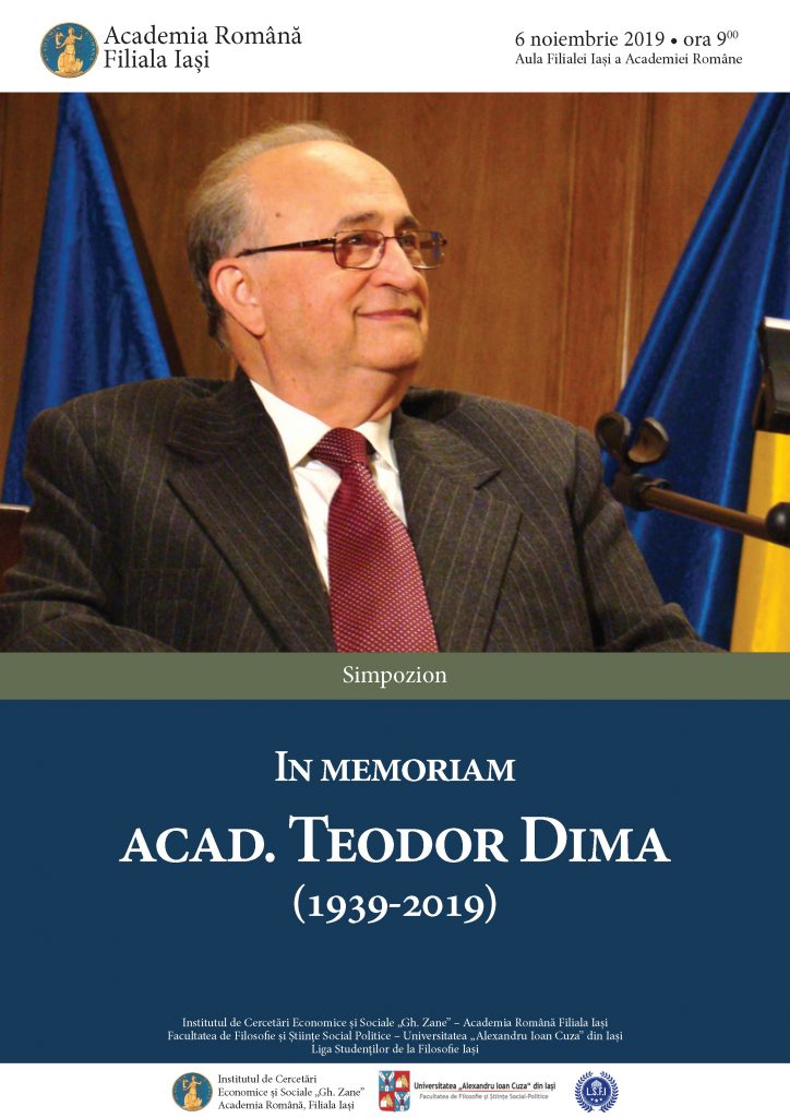 2019 Comemorare Teodor Dima Afis