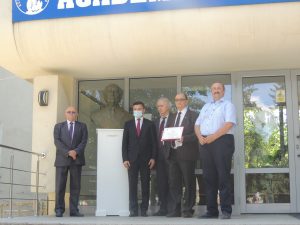 Dezvelirea bustului academicianului Cristofor I. Simionescu